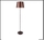 Торшер 1062/1 BR+CHOCOLATE (2) Светильник напольный (220V 40W E27)