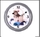 3024-011 (10) Часы настенные круг d=30см, корпус серый 