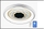 Св. комн. LED фигурный ... бел. 3000К/6500К IP20 Лассветас 29506\168W .D=500mm светильник 29506/168W (2) WT+BK  8/12/16/48W 6500/3000К 500*85 люстра (