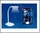 TLD-543 White/LED/350Lm/4500K Светильник настольный, 5W. Механический выключатель. Белый. ТМ Uniel, шк 4690485100041