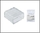 Компл. UCW-Q220 K12 CLEAR 025 POLYBAG Изолирующий зажим (заглушка) для светодиодной ленты 5050, 12-14 мм, цвет прозрачный, 25 штук в пакете, шк 599955